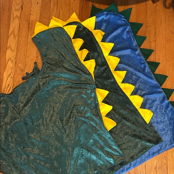 Great Pretenders Other - 3 Kids Hooded Dinosaur Capes handmade